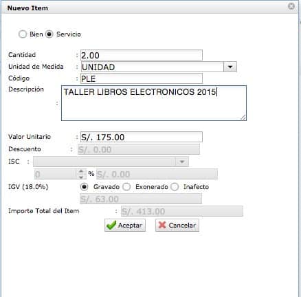 factura electronica,emitir factura